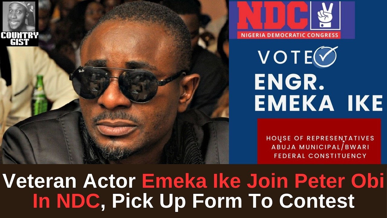 Actor Emeka Ike Declares To Contest For A Seat In Federal House Of Representatives