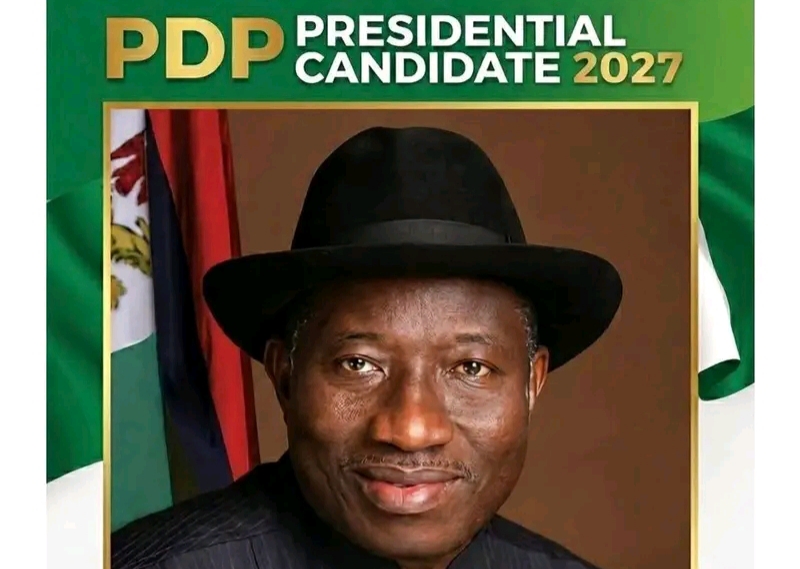 PDP Officially Announces Goodluck Jonathan As Its Presidential Candidate In 2027 Election